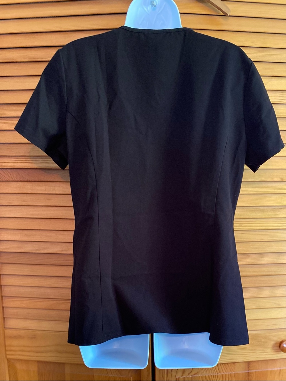 Dickies Women's Black V-Neck Scrub Top - Picture 2 of 8